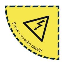 Selbstklebende flache Antirutsch-Markierung (Viertelkreis), 