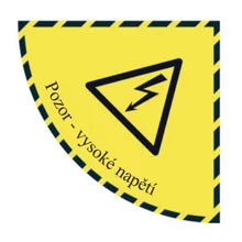 Selbstklebende flache Antirutsch-Markierung (Viertelkreis), 