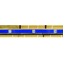 Selbstklebende Kennzeichnung – 1-2 Zeichen, weißer Hintergrund, 90×90 mm