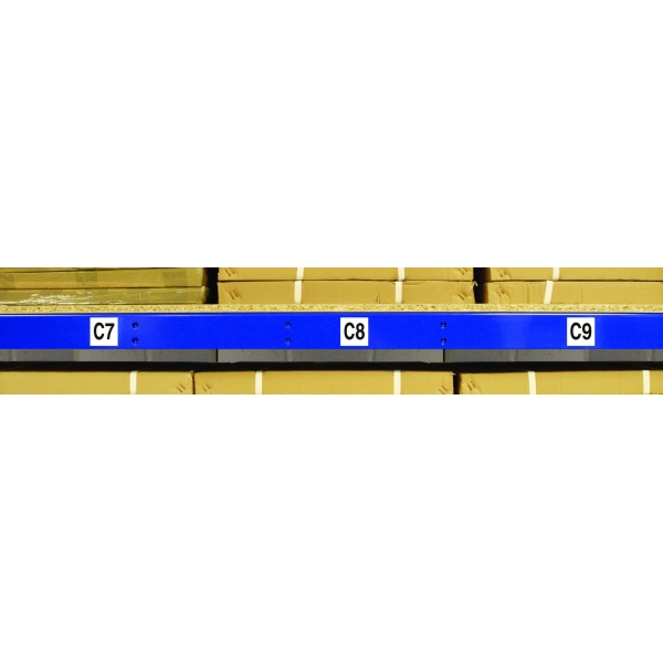 Selbstklebende Kennzeichnung – 1-2 Zeichen, weißer Hintergrund, 90×90 mm