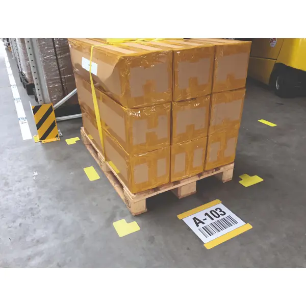 Selbstklebende Kennzeichnungstaschen WT-5118, 1/2 A4 geschlossen – PVC, blau, 323×187 mm, 10er-Pack