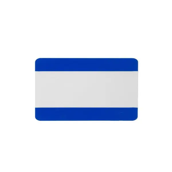 Selbstklebende Kennzeichnungstaschen WT-5118, 1/2 A4 geschlossen – PVC, blau, 323×187 mm, 10er-Pack
