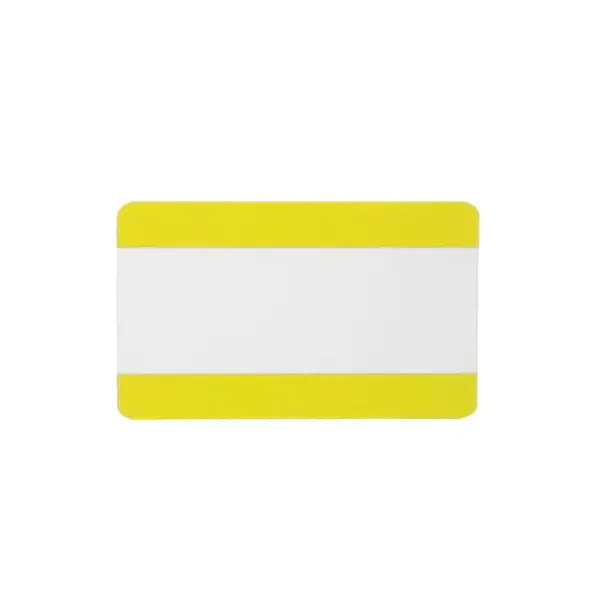 Selbstklebende Kennzeichnungstaschen WT-5118, 1/2 A4 geschlossen – PVC, gelb, 323×187 mm, 10er-Pack