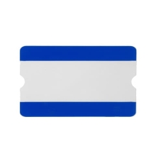 Selbstklebende Kennzeichnungstaschen WT-5118, 1/2 A4 offen – PVC, blau, 303×187 mm, 10er-Pack