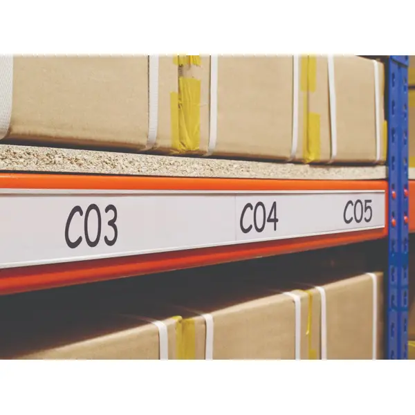 Selbstklebende Leiste, Etikettenhalter, Typ C – 30 mm × 1 m, 10er-Pack