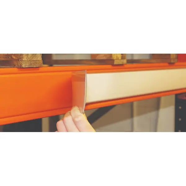 Selbstklebende Leiste, Etikettenhalter, Typ V – 80 mm × 1 m, 10er-Pack