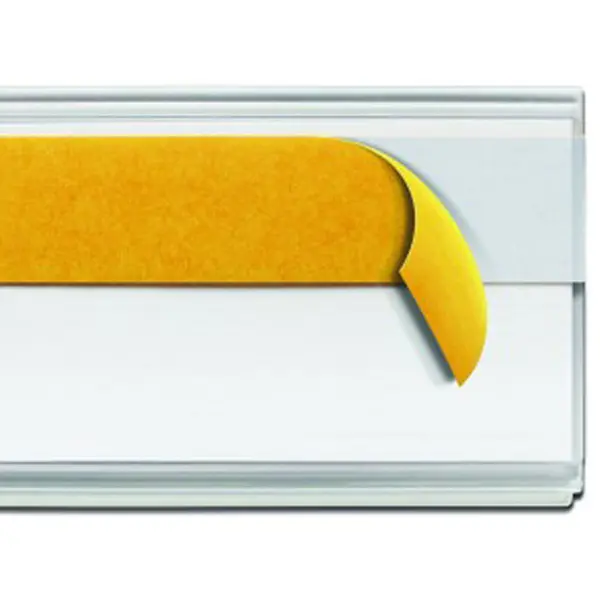 Selbstklebende Leiste, Etikettenhalter, Typ V – 80 mm × 1 m, 10er-Pack