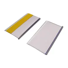 Selbstklebende Leiste, Etikettenhalter, Typ V – 80 mm × 1 m, 10er-Pack