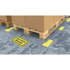 Selbstklebende Markierung von Lagerplätzen – Polycarbonat, schwarz-weiß, 300×200 mm