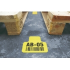 Selbstklebende Palettenplatzmarkierung mit Bedruckung WT-5210, Form 