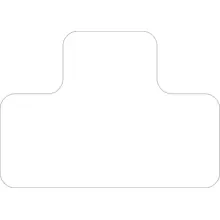 Selbstklebende Palettenplatzmarkierung mit Bedruckung WT-5210, Form 