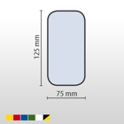 Selbstklebende Palettenplatzmarkierung WT-5110, Form 