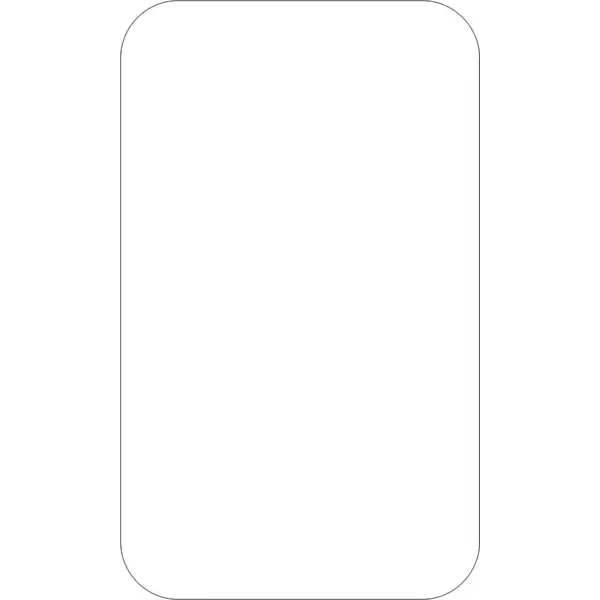 Selbstklebende Palettenplatzmarkierung WT-5110, Form ''Rechteck'' – PVC, weiß, 125×75 mm, 25er-Pack