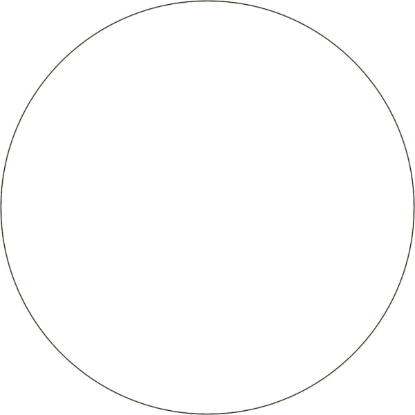 Selbstklebende Palettenplatzmarkierung WT-5210, Form ''Kreis'' – Polyester, weiß, D. 75 mm, 25er-Pack