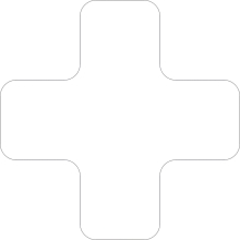 Selbstklebende Palettenplatzmarkierung WT-5210, Form 