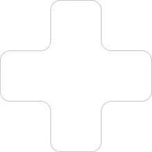 Selbstklebende Palettenplatzmarkierung WT-5210, Form 