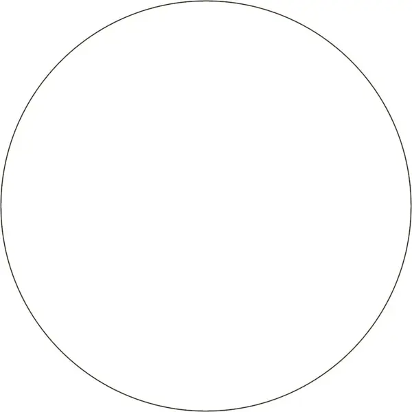 Selbstklebende Palettenplatzmarkierung WT-7110, Form ''Kreis'' – Polycarbonat, weiß, D. 50 mm, 25er-Pack