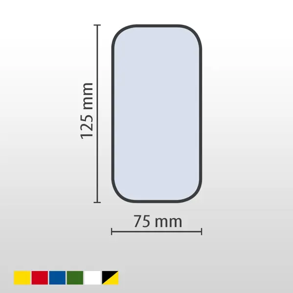 Selbstklebende Palettenplatzmarkierung WT-7110, Form 