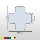Selbstklebende Palettenplatzmarkierung WT-7110, Form 