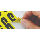 Selbstklebende Pfeile – weißer Hintergrund, 6 Zeichen auf Karte