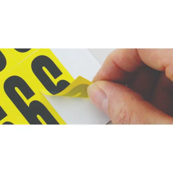 Selbstklebende Pfeile – weißer Hintergrund, 6 Zeichen auf Karte