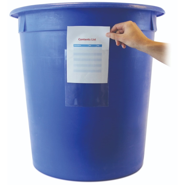 Selbstklebende Verpackungen für Dokumentation und Etiketten – 302×217 mm, A4 vertikal, 50er-Pack