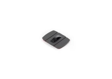 Selbstklebender Ring NLG D Ring zur Befestigung von Elektronik mit Tragfähigkeit 1 kg – Kunststoff, schwarz, 30×20 mm