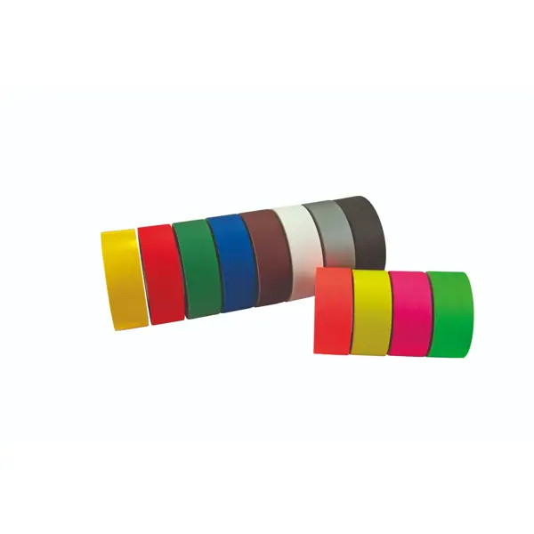 Selbstklebendes mattes Textilband WT-5562 – PE-beschichtetes Textilgewebe, weiß, 38 mm × 50 m