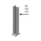 Selbstklebendes Schutzprofil aus Schaumstoff für Stahlträger–1000×150×300mm, gelb-schwarz
