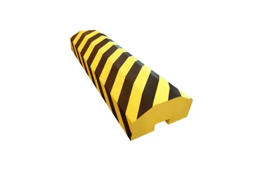 Selbstklebendes Schutzprofil aus Schaumstoff für Stahlträger–1000×150×300mm, gelb-schwarz