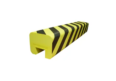 Selbstklebendes Schutzprofil aus Schaumstoff für Stahlträger–1000×180×160mm, gelb-schwarz