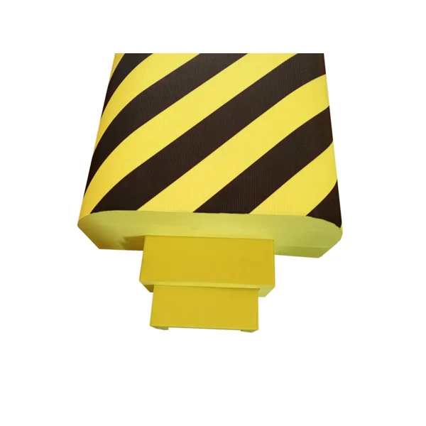 Selbstklebendes Schutzprofil aus Schaumstoff für Stahlträger–1000×400×200mm, gelb-schwarz
