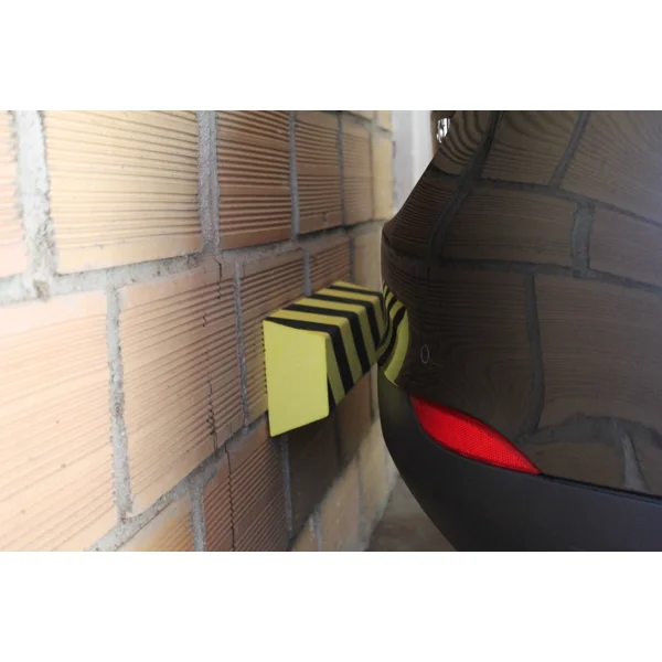 Selbstklebendes Schutzprofil SoftBumpers aus Schaumstoff, 1000×80 mm, gelb-schwarz