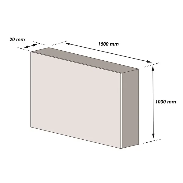 Selbstklebendes Wandschutzprofil SoftBumpers aus Schaumstoff – 1500×1000 mm, gelb-schwarz