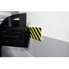 Selbstklebendes Wandschutzprofil SoftBumpers aus Schaumstoff – 5000×300 mm, gelb-schwarz