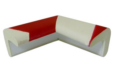 Selbstklebendes Warnschutzeckenprofil SoftBumpers aus Schaumstoff