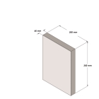 Selbstklebendes Warnschutzprofil SoftBumpers aus Schaumstoff – 350×200 mm, gelb-schwarz
