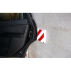 Selbstklebendes Warnschutzprofil SoftBumpers aus Schaumstoff – 350×200 mm, rot-weiß