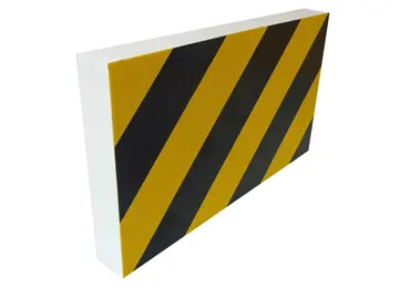 Selbstklebendes Warnschutzprofil SoftBumpers aus Schaumstoff