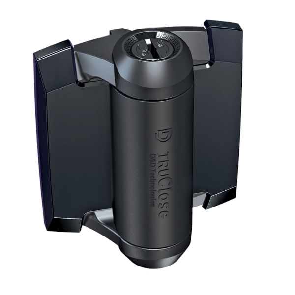 Selbstschließende Scharniere für Schutztüren für Rohre 6/4" – schwarz, Metall, 48,3 mm, Paar