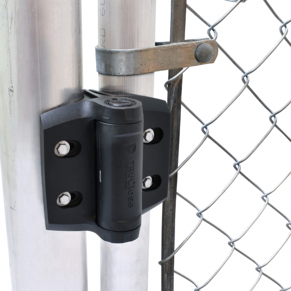 Selbstschließende Scharniere für Schutztüren für Rohre 6/4" – schwarz, Polymer, 48,3 mm, Paar