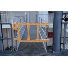 Selbstschließendes Sicherheitstor SafeGate – gelb, 690 mm