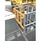 Selbstschließendes Sicherheitstor SafeGate – gelb, 690 mm