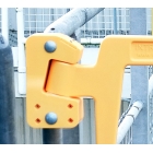 Selbstschließendes Sicherheitstor SafeGate – gelb, 950 mm