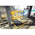 Selbstschließendes Sicherheitstor SafeGate – gelb, 950 mm