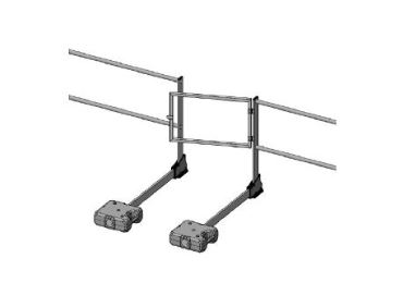 Selbstschließendes Tor für Aluminiumgeländer VarioRail ALU Stabil 24