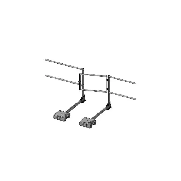 Selbstschließendes Tor für Aluminiumgeländer VarioRail ALU Stabil 24