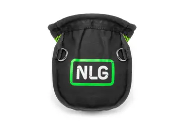 Selbstschließendes Werkzeugetui mit Tragfähigkeit 5 kg – Nylon, grün-schwarz, 250×200×100 mm