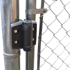Selbsttragende Rundscharniere 19-35 mm, für schwere Türen bis 60 kg – schwarz, Polymer, 35/41 mm, Paar
