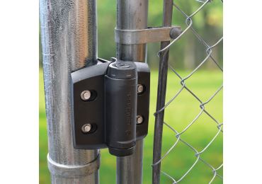 Selbsttragende Rundscharniere 19-35 mm, für schwere Türen bis 60 kg – schwarz, Polymer, 35/41 mm, Paar